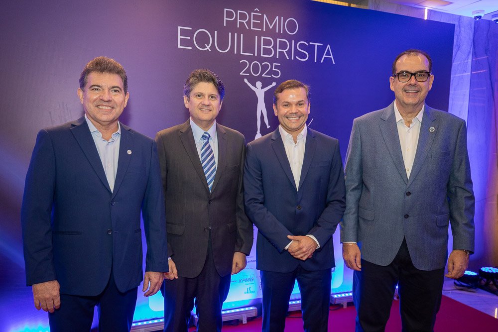Foto da cerimônia do Prêmio Equilibrista